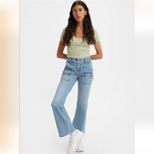 🆕 Levi's 👖 Premium MIDDY OUTBACK ANKLE BOOTCUT WOMEN'S JEANS